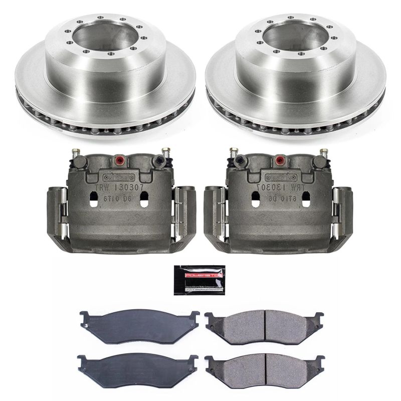 PSB Autospecialty Rotor - Power Stop 2002 Ford E-550 Econoline Super Duty Rear Autospecialty Kit w/Cals