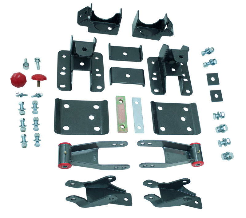 MXT Lowering Flip Kit - MaxTrac 14-18 GM C/K1500 2WD/4WD 3-4in Rear Adj. Lowering Flip Kit