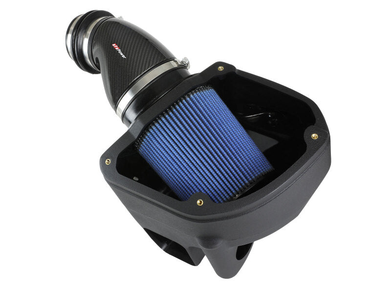 AFE Black Series Stage-2 Carbon Fiber Cold Air Intakes - aFe Momentum Black Series Carbon Fiber Pro 5R Air Intake System BMW M5 (F90) 18-19