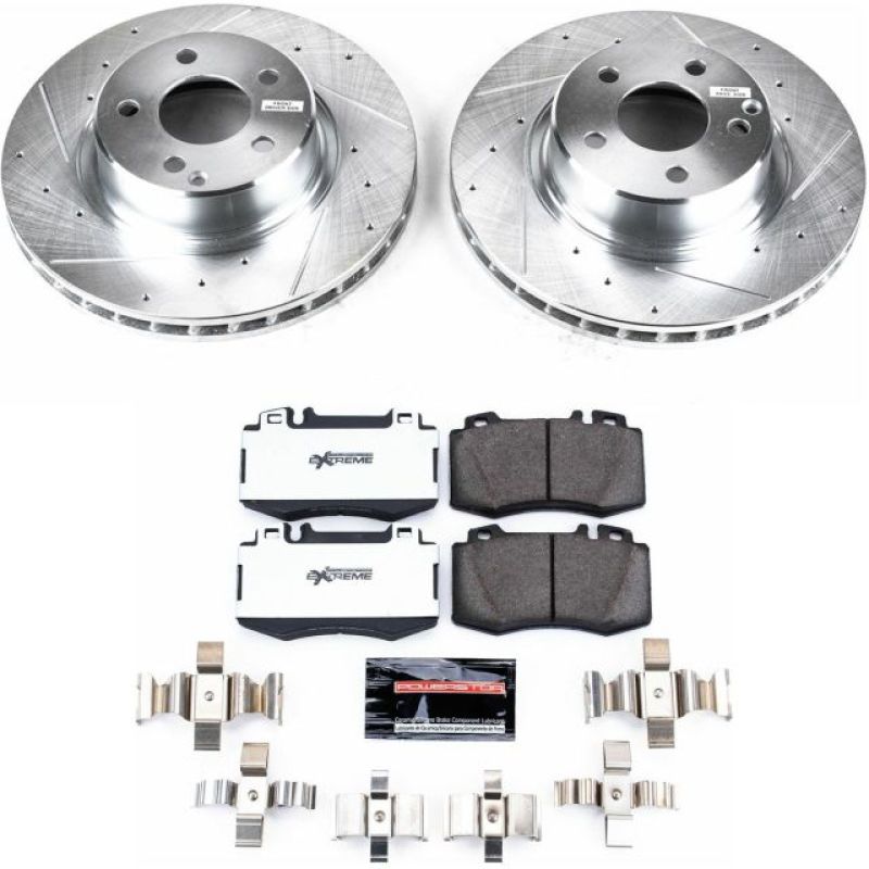 PSB Z26 Street Warrior Kit - Power Stop 03-06 Mercedes-Benz CL500 Front Z26 Street Warrior Brake Kit