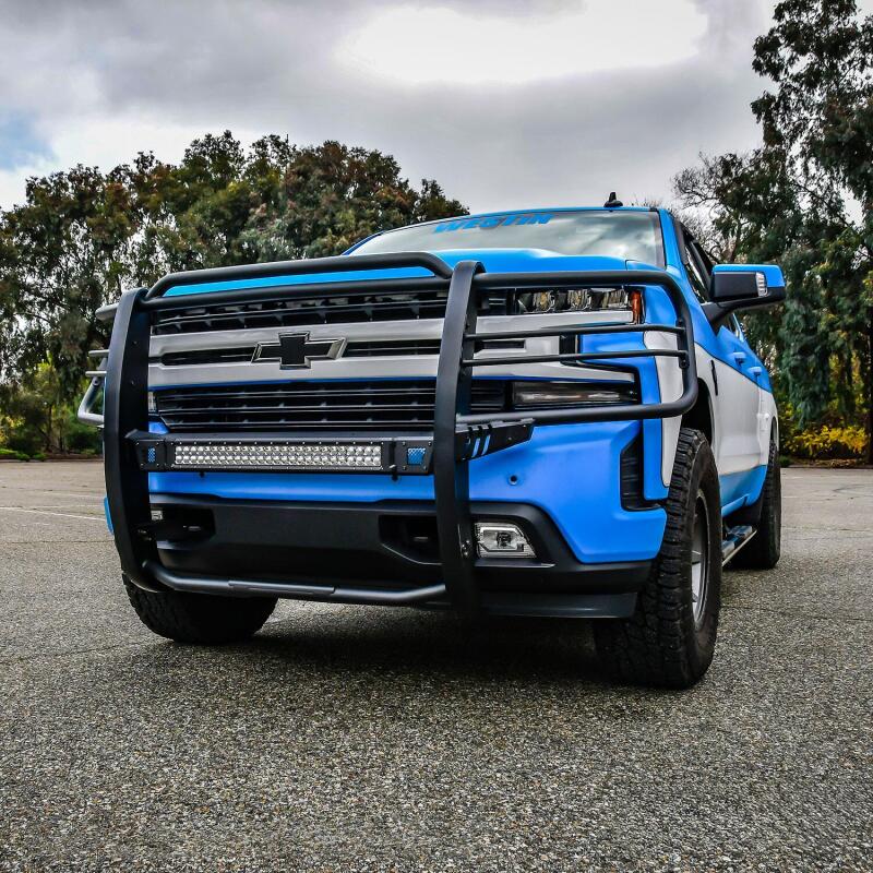 WES Sportsman Grille Guards - Westin 19-21 Chevy 1500 Sportsman X Grille Guard - Textured Black (Excl. 2019 Silverado LD)