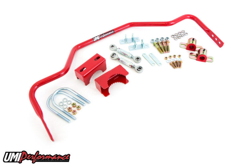 UMI Sway Bars - UMI Performance 78-88 GM G-Body 1in Tubular Rear Sway Bar Chassis Mounted Pro-Tour