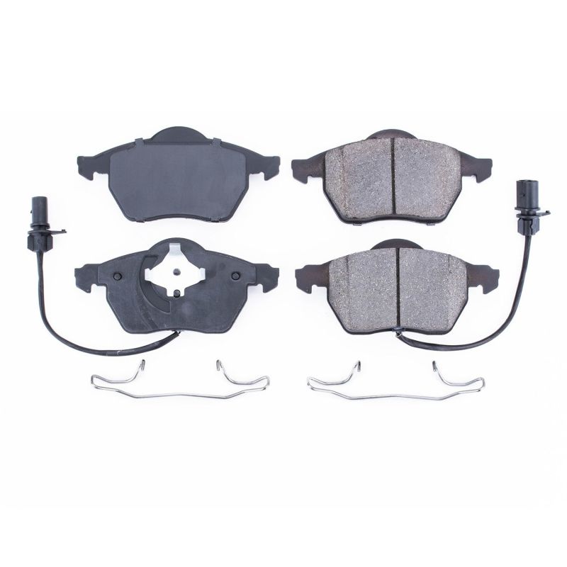 PSB Z17 Evolution Brake Pads - Power Stop 99-06 Audi A4 Front Z17 Evolution Ceramic Brake Pads w/Hardware
