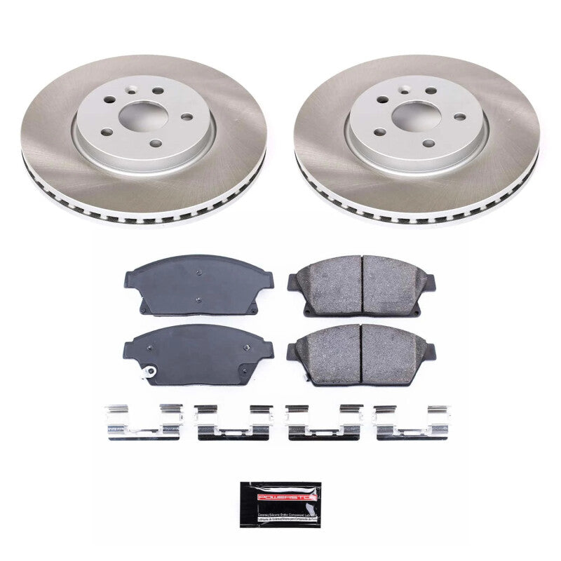 PSB Semi-Coated Rotor Kits - Power Stop 13-17 Buick Encore Front Semi-Coated Rotor Kit