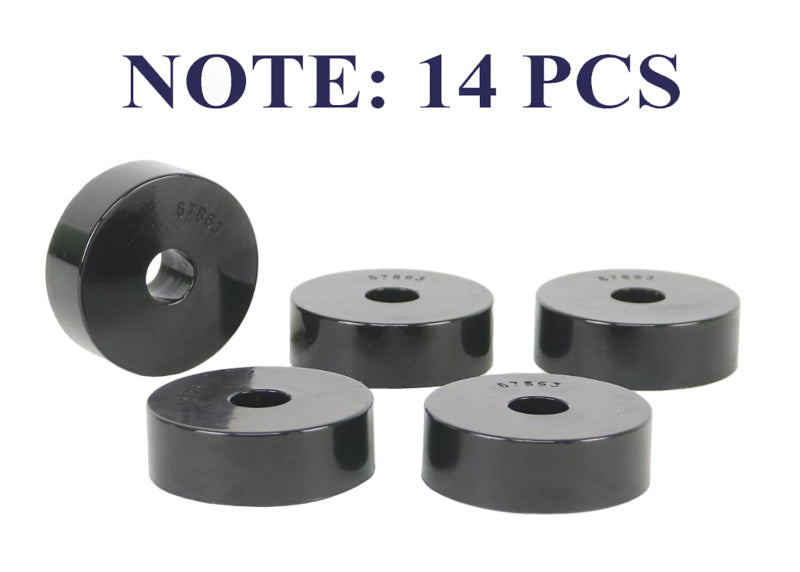 WL Bushings - Body Mount - Whiteline 1959-1973 Jeep CJ5 Body Mount Bushing Set
