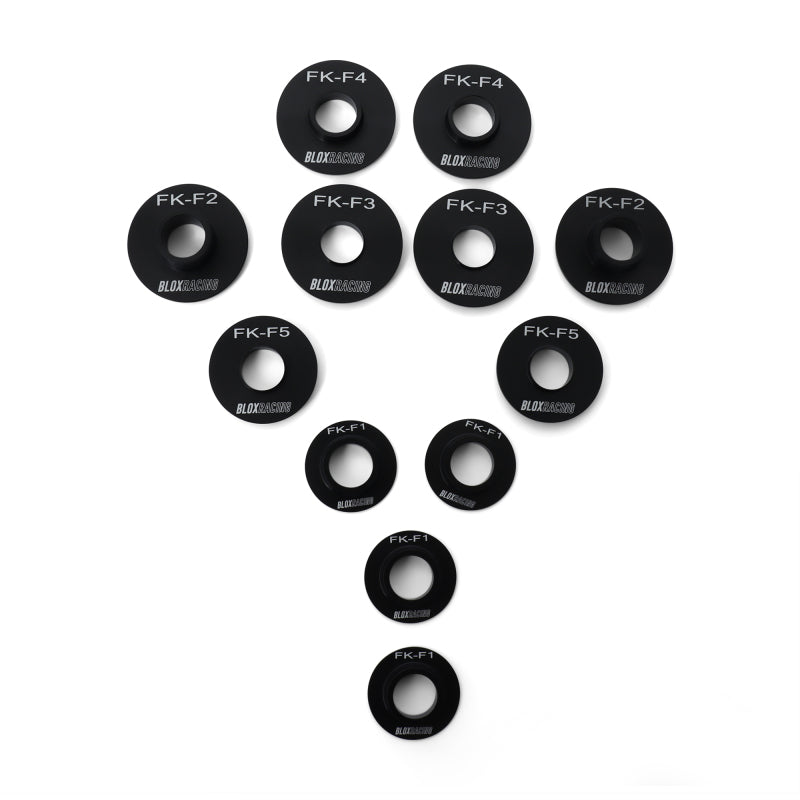 BX Subframe Hard Collar Kits - BLOX Racing 16-21 FK Civic - Front - 12 Pieces Subframe Hard Collar Kit