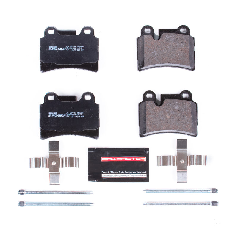PSB Euro-Stop Brake Pads - Power Stop 2010 Volkswagen Touareg Euro-Stop ECE-R90 Rear Brake Pads