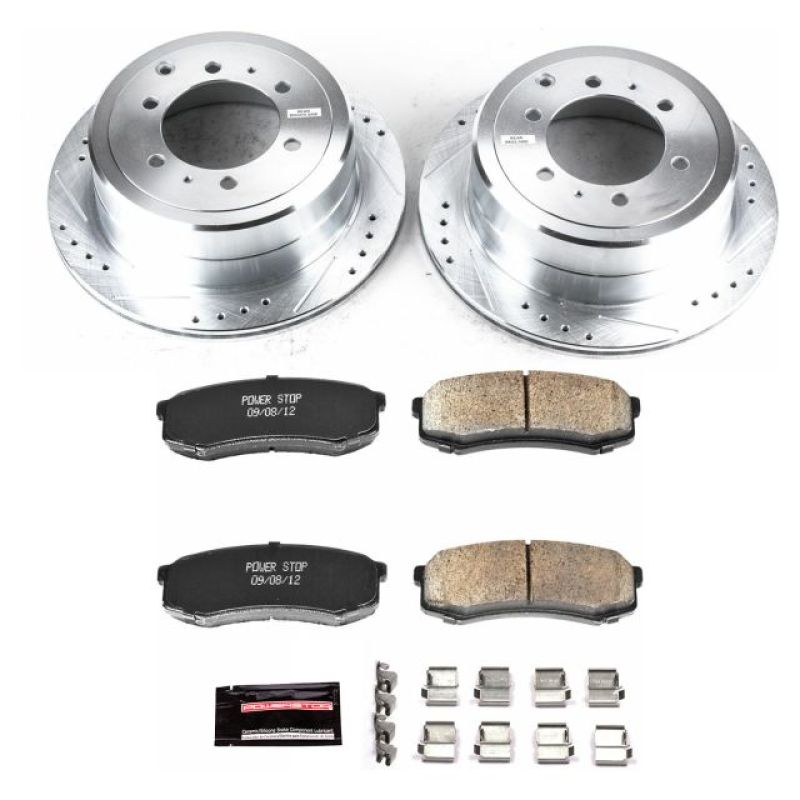 PSB Z23 Evolution Kit - Power Stop 96-97 Lexus LX450 Rear Z23 Evolution Sport Brake Kit