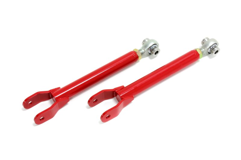BMR Trailing Arms - BMR 10-15 5th Gen Camaro Trailing Arms Rear w/ Single Adj. Rod Ends - Red