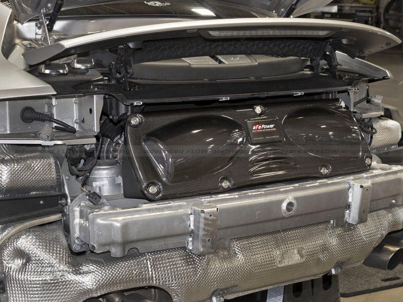 AFE Black Series Stage-2 Carbon Fiber Cold Air Intakes - aFe Black Series Cold Air Intake 12-15 Porsche Carrera/Carrera S 3.4L/3.8L