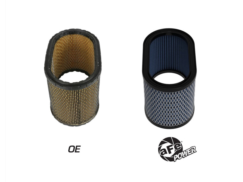 AFE Universal Pro-5 R Filter - aFe Magnum FLOW Round Racing Air Filter w/ Pro 5R Media Fits Weber IDA 48 Carburetors (6 IN Height)