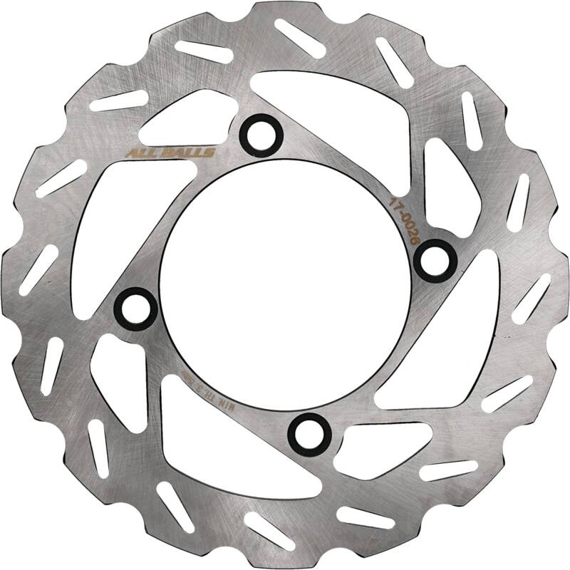 ABR Brake Rotors - All Balls Racing 09-14 Yamaha YFM550 Grizzly Brake Disc Front