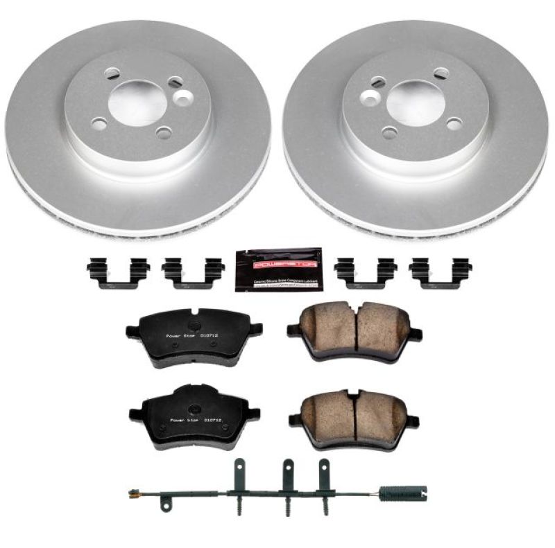 PSB Z23 Evolution Coated Kit - Power Stop 07-08 Mini Cooper Front Z23 Evolution Sport Coated Brake Kit