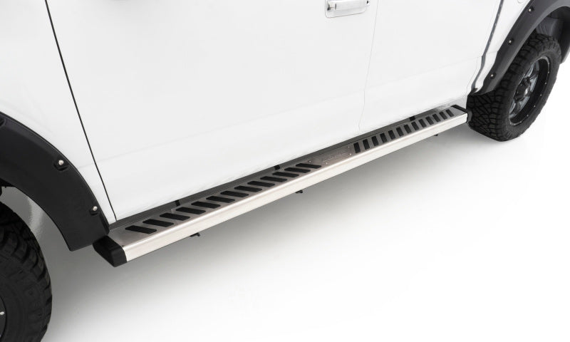 LND Summit Rdg 2.0 Run Boards - Lund 17-23 Ford F-250/350/450 Super Duty SuperCab Summit Ridge 2.0 Running Boards - Stainless