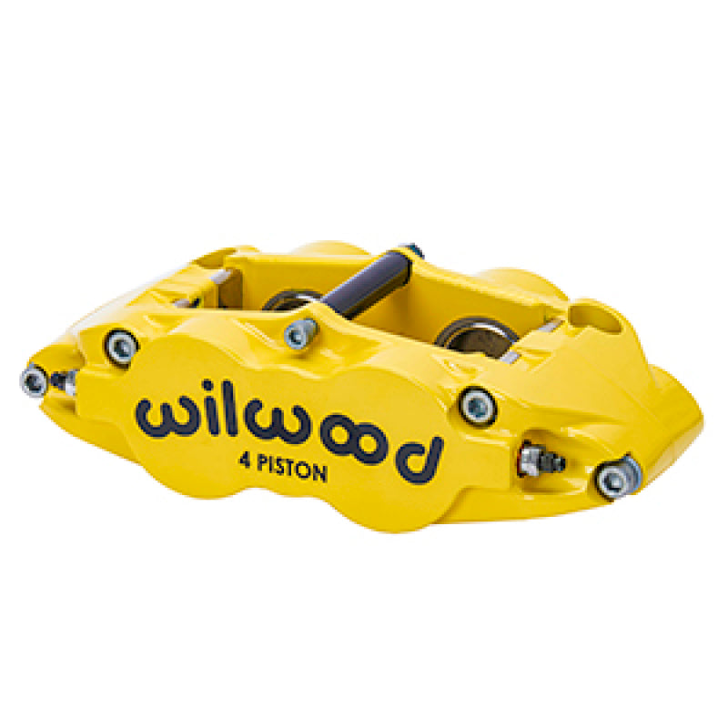 WIL Superlite Caliper - Wilwood Caliper-Forged Superlite 4R 1.38/1.38in Pistons 1.10in Disc, Yellow