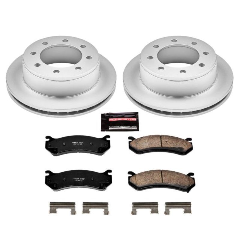PSB Z17 Evolution Coated Kit - Power Stop 02-06 Chevrolet Avalanche 2500 Rear Z17 Evolution Geomet Coated Brake Kit