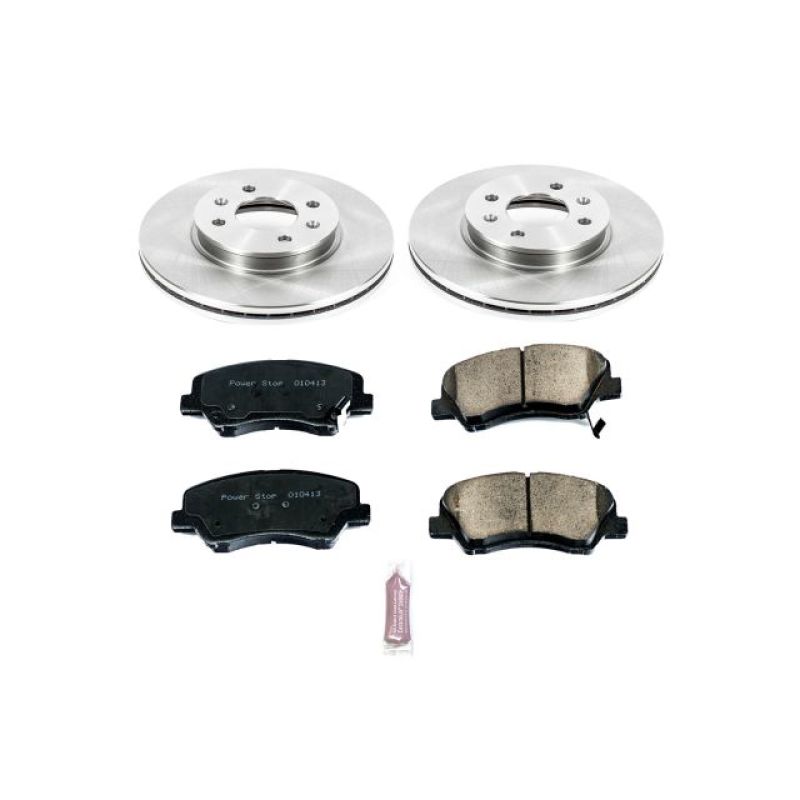 PSB Autospecialty Kit - Power Stop 12-18 Hyundai Accent Front Autospecialty Brake Kit