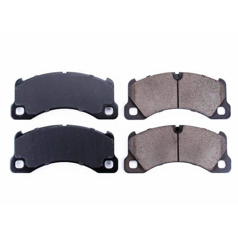 PSB Z17 Evolution Brake Pads - Power Stop 2008 Porsche Cayenne Front Z17 Evolution Ceramic Brake Pads w/Hardware