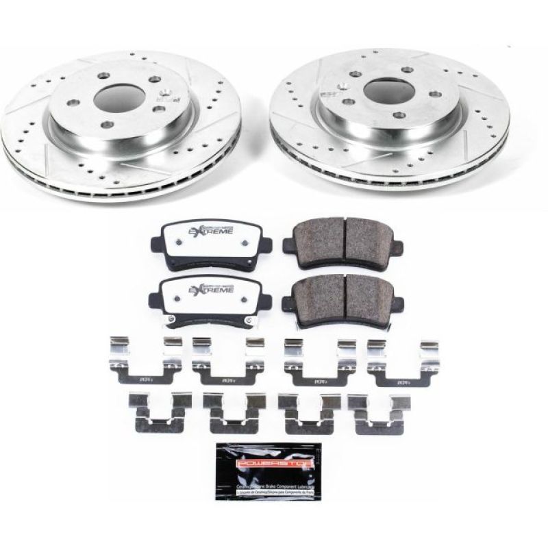 PSB Z26 Street Warrior Kit - Power Stop 2010 Buick Allure Rear Z26 Street Warrior Brake Kit