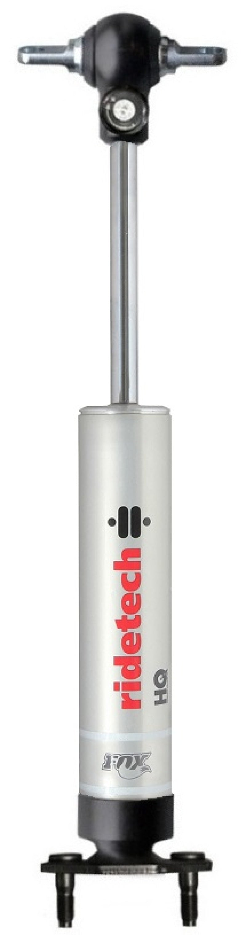 RID HQ Shocks - Ridetech HQ Series Shock Absorber Single Adjustable 4.75in Stroke Wide Stud Plate/T-bar Mounting