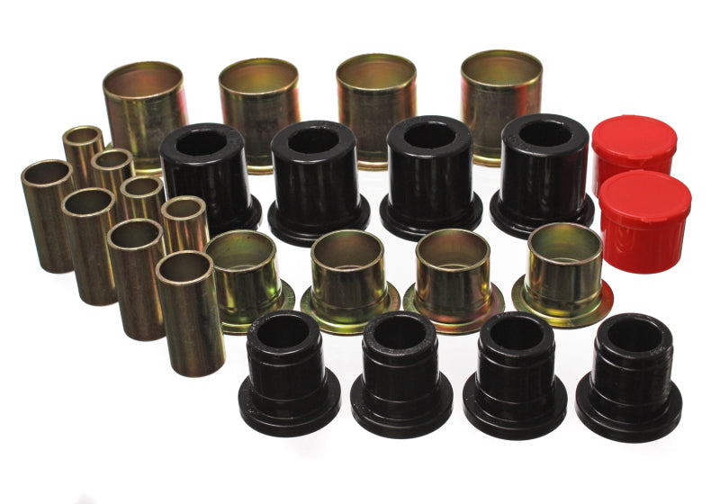 ES Cntrl Arm Bushings - Black - Energy Suspension 73-91 Ford K-5 Blazer/Denali XL/Suburban/Yukon Black Front Control Arm Bushing Set
