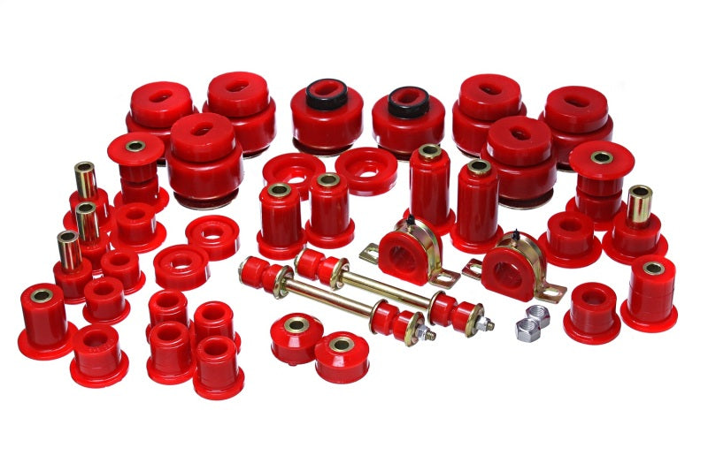 ES Hyper-Flex Sets - Red - Energy Suspension 07-10 Chevy/GMC Hyper-Flex Master Bushing Set - Red