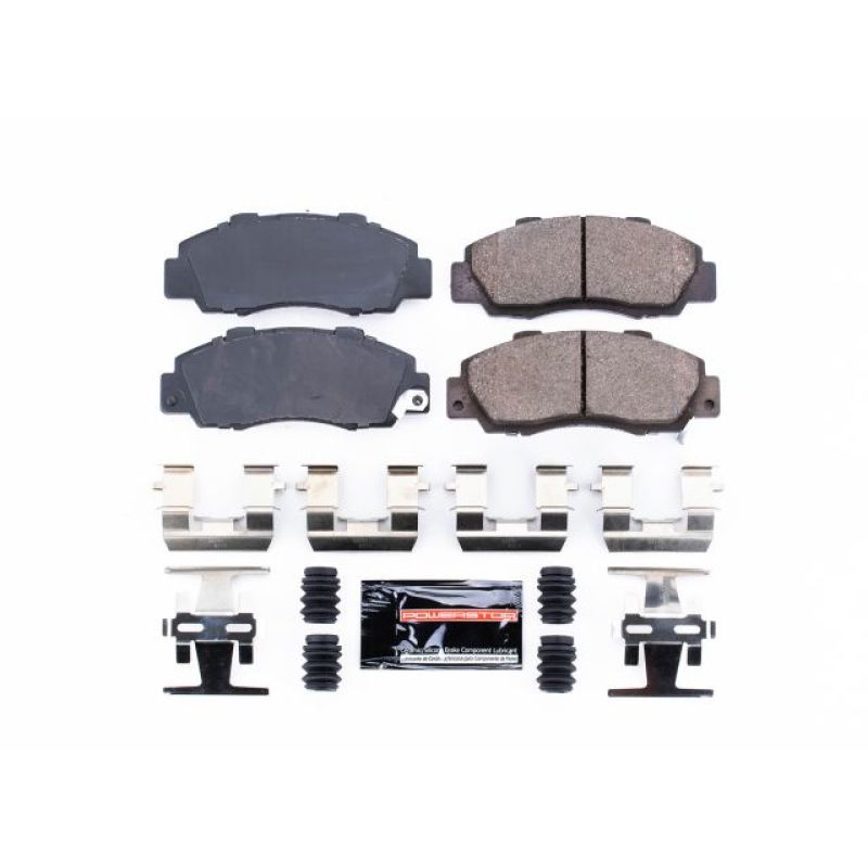 PSB Z23 Evolution Brake Pads - Power Stop 97-99 Acura CL Front Z23 Evolution Sport Brake Pads w/Hardware