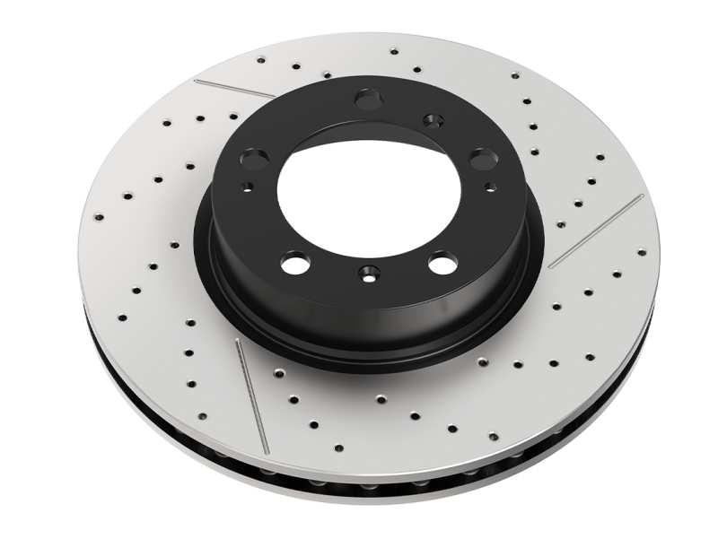 DBA Street Slot&Drill Rotors - DBA 12-15 Mercedes-Benz C63 AMG Black Series OE Drilled & Slotted Rear Rotor