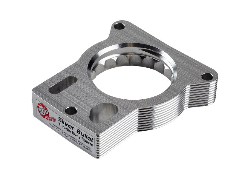 AFE Silver Bullet TBS - aFe Silver Bullet Throttle Body Spacer GM Trucks 2500/3500 96-00 V8-7.4L/01-07 V8-8.1L