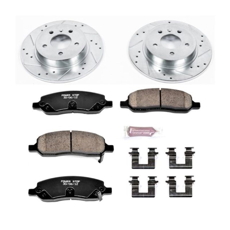 PSB Z23 Evolution Kit - Power Stop 06-11 Buick Lucerne Rear Z23 Evolution Sport Brake Kit