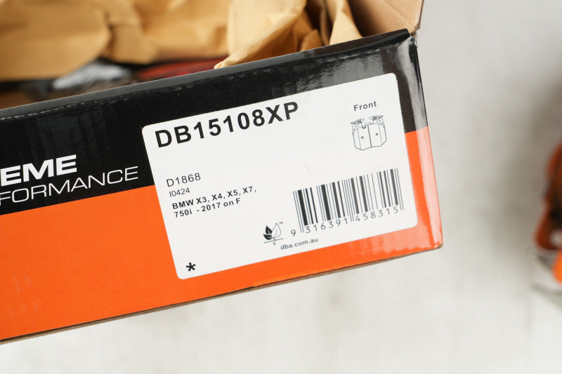 DBA XP Performance Brake Pads - DBA 19-22 BMW 330i (w/M Perf Brakes/374mm Front Rotor) Front XP Performance Brake Pads