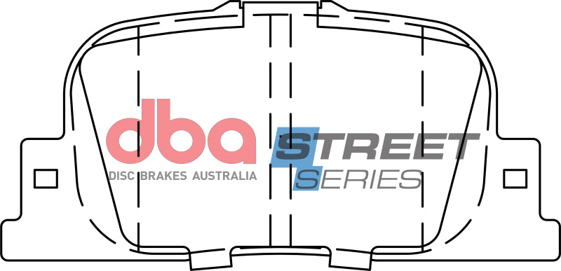 DBA Street Series Brake Pads - DBA 00-01 Lexus ES300 Street Series Rear Brake Pads