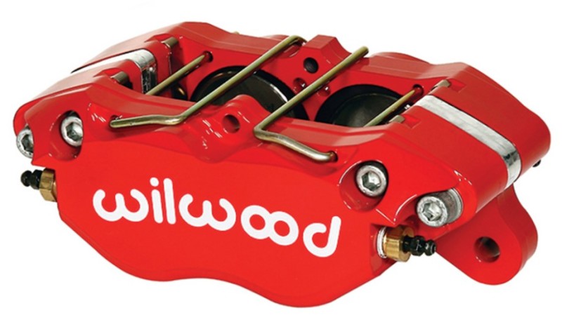 WIL Dynapro Caliper - Wilwood Caliper-Dynapro 5.25in Mount-Red 1.00in Pistons .81in Disc
