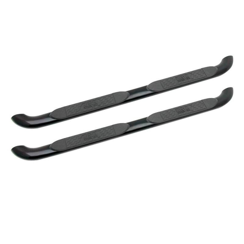 WES Nerf Bars - Platinum 4 - Westin 2005-2018 Toyota Tacoma Double Cab Platinum 4 Oval Nerf Step Bars - Black