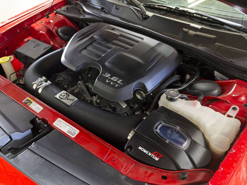 AFE Momentum GT Cold Air Intakes - aFe Momentum GT Pro 5R Stage-2 Intake System 11-15 Dodge Challenger/Charger V6-3.6L