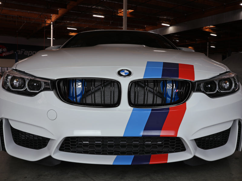AFE Air Scoops - aFe Magnum FORCE Dynamic Air Scoop 15-18 BMW M3/15-20 M4 - Blue