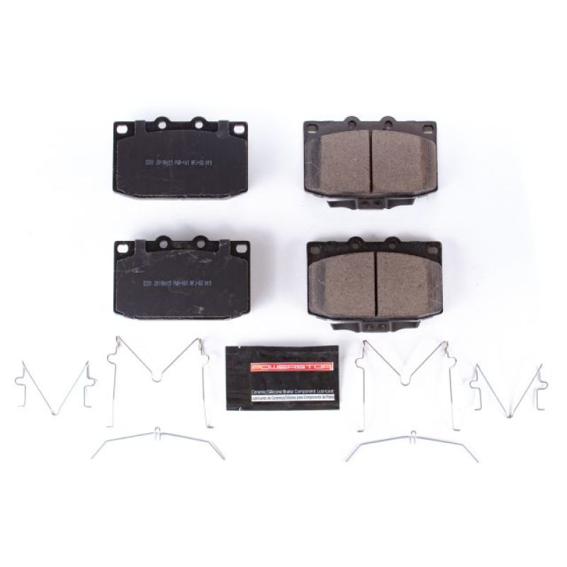 PSB Z23 Evolution Brake Pads - Power Stop 86-91 Mazda RX-7 Front Z23 Evolution Sport Brake Pads w/Hardware