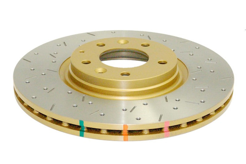 DBA 4000 Slot&Drill Rotors - DBA 05+ MazdaSpeed6 / 05+ MX-6 Front Drilled & Slotted 4000 Series Rotor