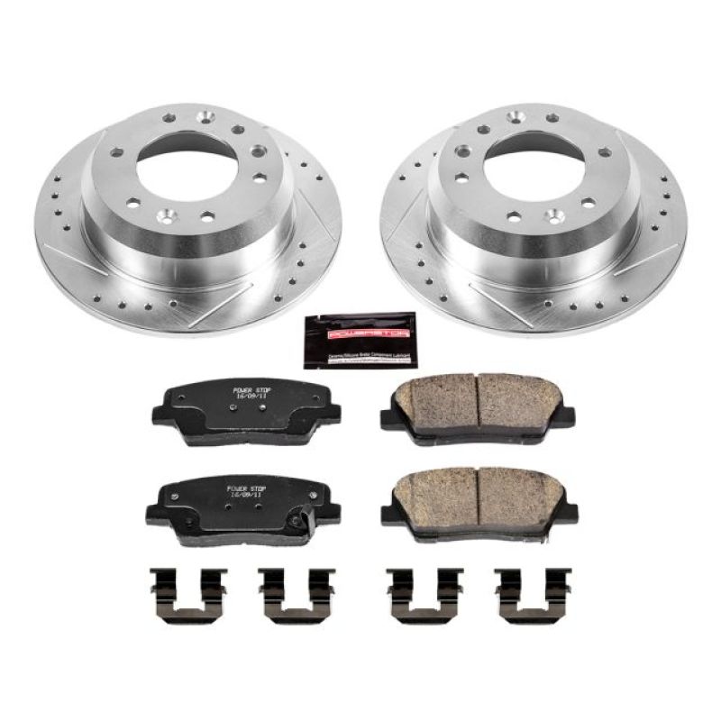 PSB Z23 Evolution Kit - Power Stop 07-08 Hyundai Entourage Rear Z23 Evolution Sport Brake Kit