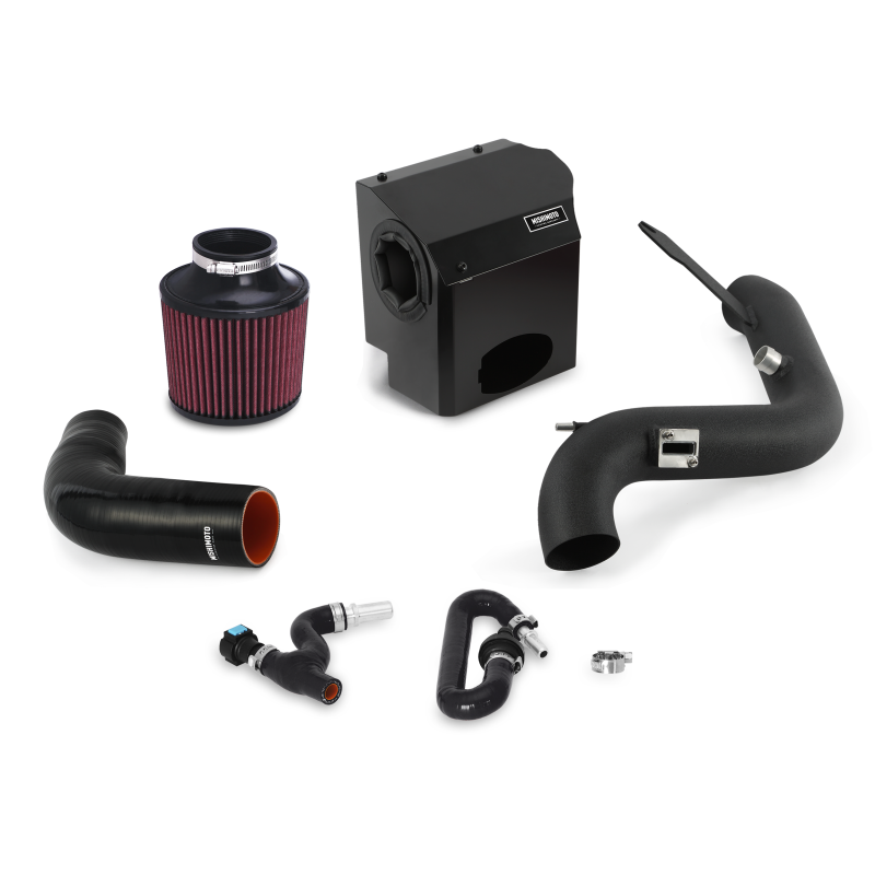 MM Air Intakes - Mishimoto 2016 Ford Fiesta ST 1.6L Performance Air Intake Kit - Wrinkle Black