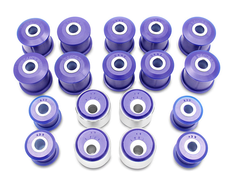 SPR Bushing Kits - SuperPro 1991 Toyota Land Cruiser Base Front / Rear Vehicle Bushing Kit - 4 Deg. Caster Correction