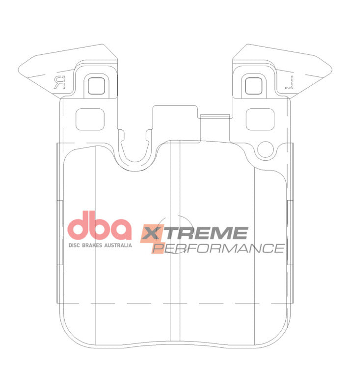 DBA XP Performance Brake Pads - DBA 14-16 BMW 228i (w/M Sport Brakes) Rear XP Performance Brake Pads