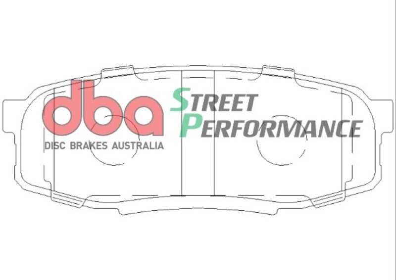 DBA SP Performance Brake Pads - DBA 08-19 Lexus LX570 SP Performance Rear Brake Pads