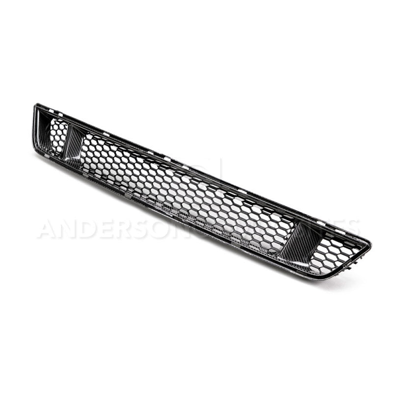 AND Front Grilles - Anderson Composites 15-17 Ford Mustang Front Carbon Fiber Lower Grille