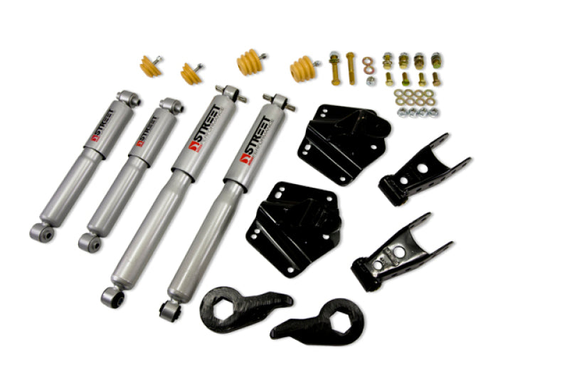 BT Lower Kit w SP Shocks - Belltech LOWERING KIT WITH SP SHOCKS