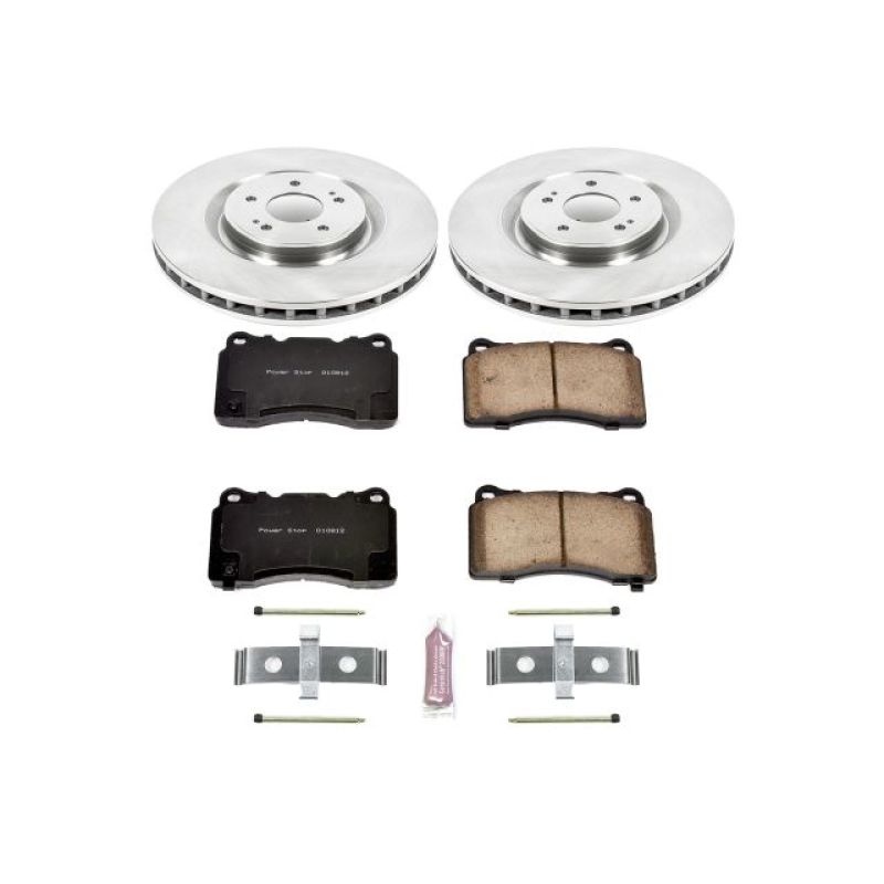 PSB Autospecialty Kit - Power Stop 08-15 Mitsubishi Lancer Front Autospecialty Brake Kit