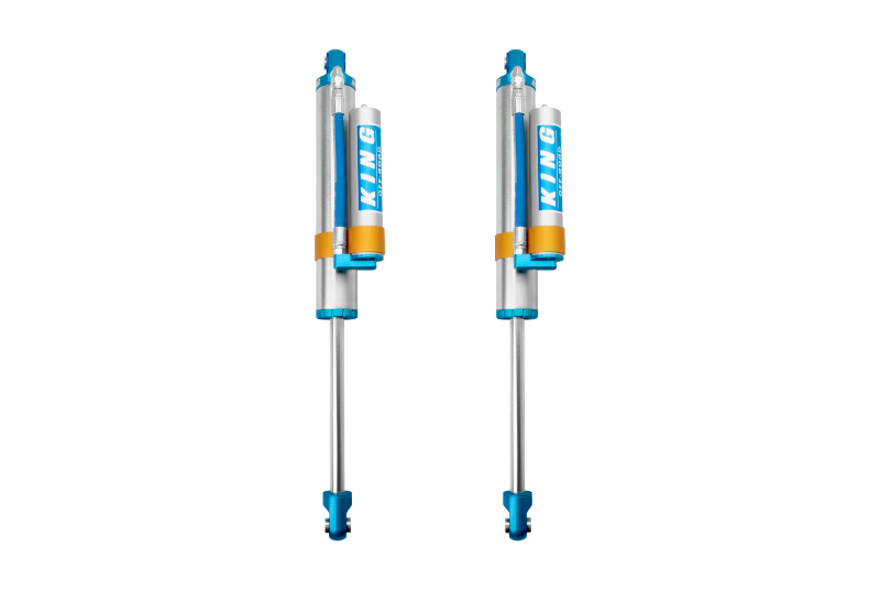 KIN 2.5 Shocks - King Shocks 2005+ Ford F-250/F-350 4WD Rear 2.5 Dia Piggy Hose Reservoir Shock (Pair)