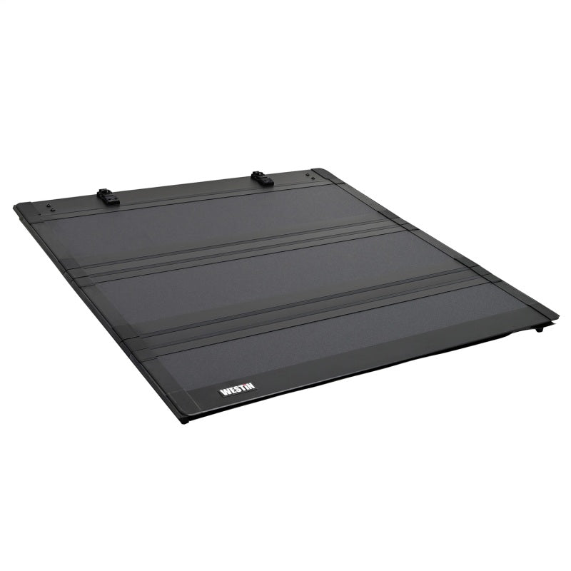 WES Hard Tri-Fold Tonneau Covers - Westin 16-23 Toyota Tacoma 6ft. 2in. Bed Hard Tri-Fold Tonneau Cover - Black