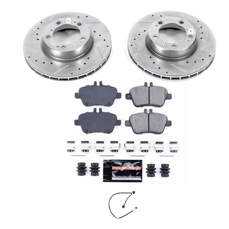 PSB Z23 Evolution Kit - Power Stop 06-08 Porsche 911 Front Z23 Evolution Sport Brake Kit