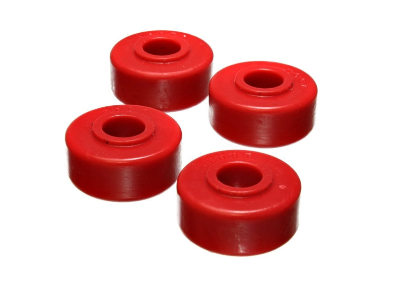 ES Strut Bushings - Red - Energy Suspension 79-93 Dodge D-50 2WD / 87-96 Mitsubishi 2WD PU Red Front Strut Rod Bushing Set